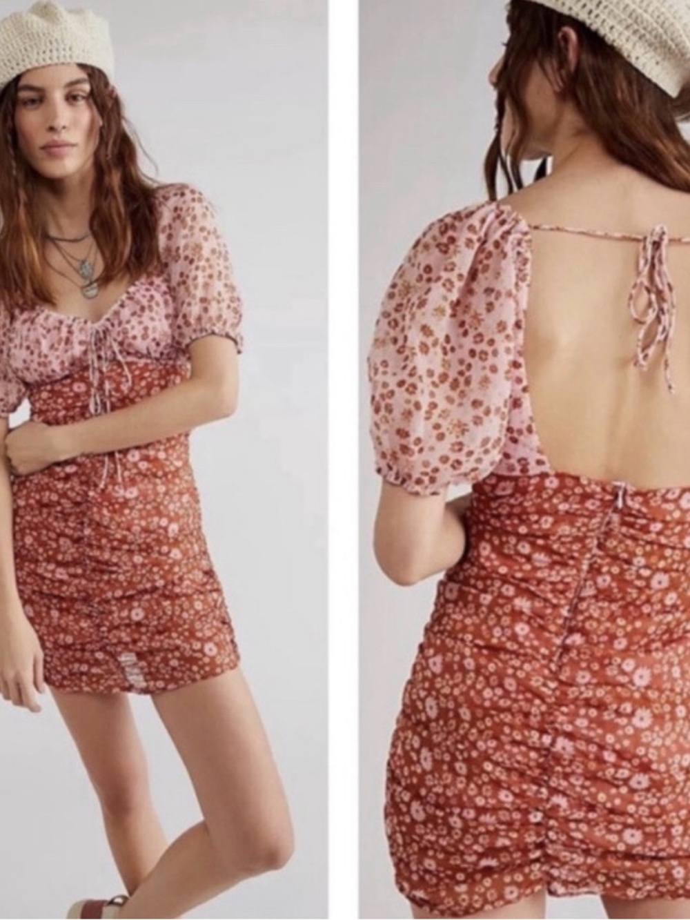 NWOT Free People x Revolve Tessa Mini Floral Dress